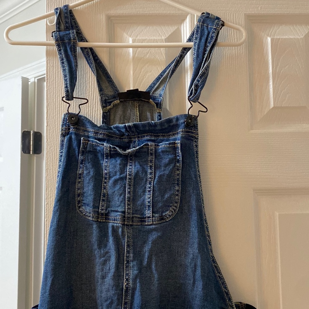 Maternity Indigo Blue Bibs